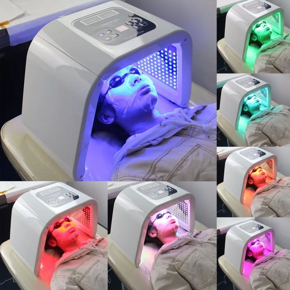 

7 Color Electric Face Tightening Whitening Lifting Phototherapy Spectrometer PDT/LED Facial Skin Care Device Beauty Instrument