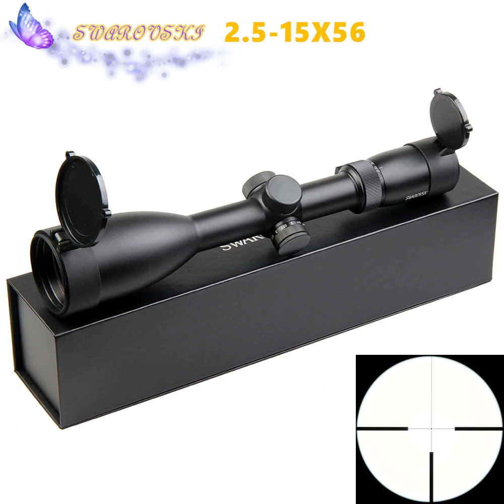 

Tactical Imitation Swarovskl 2.5-15x56 IRZ3 Riflescope F15 Red Dot Reticle Hunting Rifle Scopes rifle scope optical sight airgun