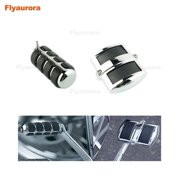 

Chrome Black Rear Brake Pedal Pad Cover For Yamaha V-Max Suzuki Intruder VL800 Kawasaki Vulcan VN Honda Shadow ACE Aero Spirit