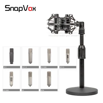 

Tabletop Spider Suspension Microphone Shock Mount Holder Clip For RODE NT 1000 NT2000 NT 1000 2000 PROCASTER K2 K 2 Mic Stand