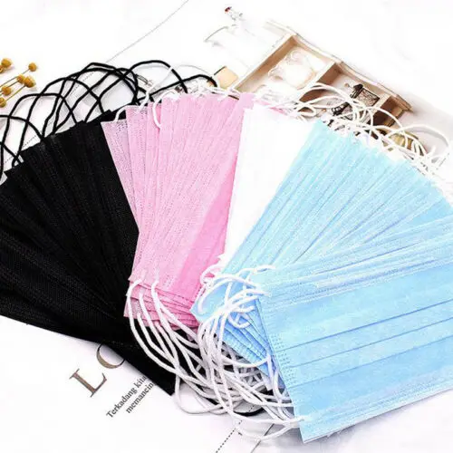 

Faroot 10Pcs/Pack Disposable 3 Ply Surgical Dental Nail Salon Dust Medical Face Mask