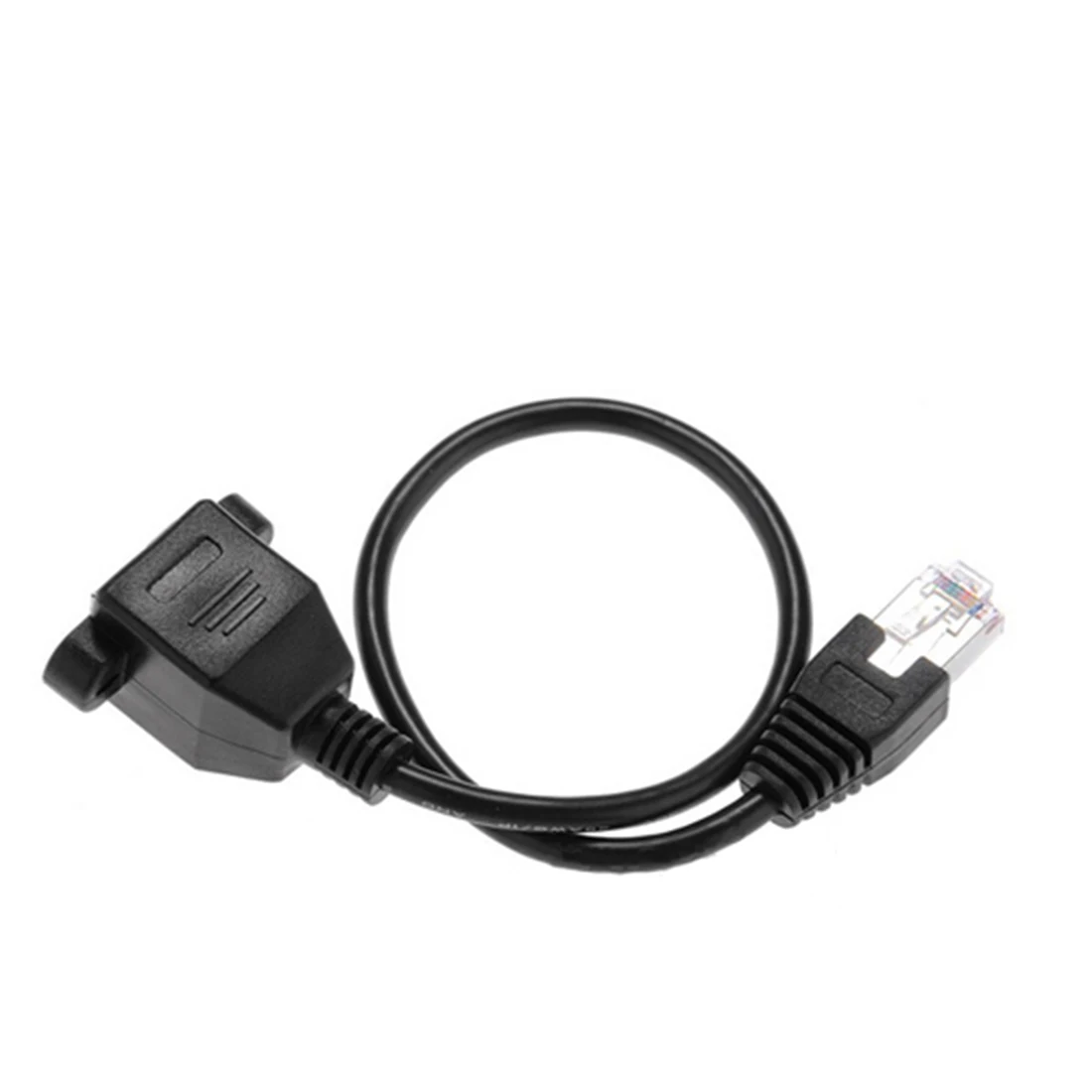 Удлинительный кабель NOYOKERE 1 фута штекер гнездо панель с винтом Ethernet Lan сетевой Rj45