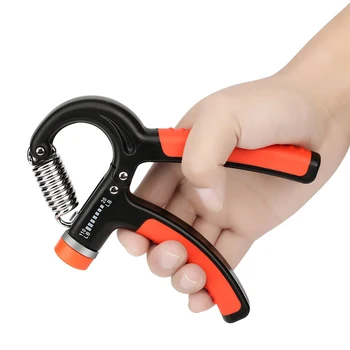 

2pcs Adjustable Heavy Gripper Fit Hand Grip Strength Exerciser Non Slip Hand Gripper Finger Pinch Carpal Expander