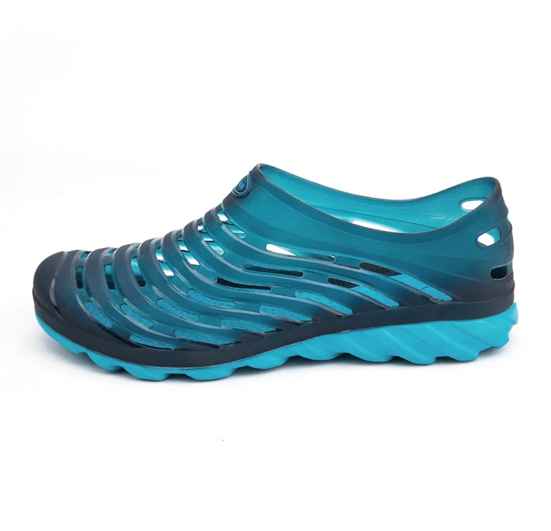 Big Size 40-45 Croc Men Black Garden Street Style Trending Aqua Clogs Hot Band Sandalias Summer Slides Beach Shoes (18)