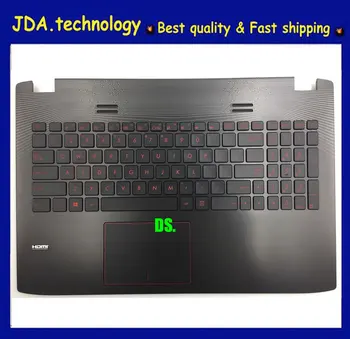 

Wellendorff Genuines Top case For ASUS GL752 Series GL752 GL752VL GL752 Palmrest US Keyboard Upper cover Touchpad