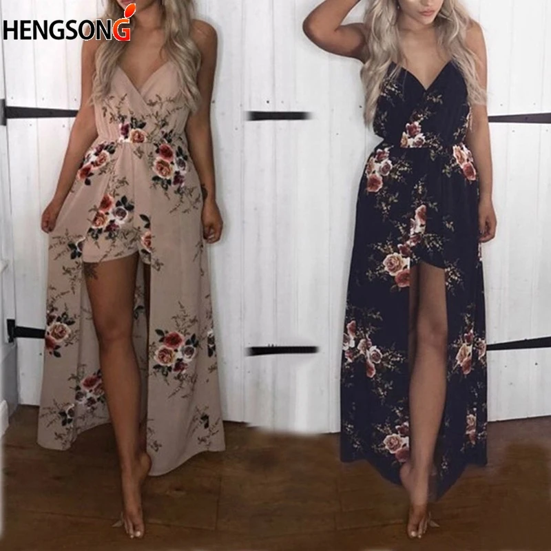 HENGSONG новое женское сексуальное длинное платье макси с глубоким v-образным