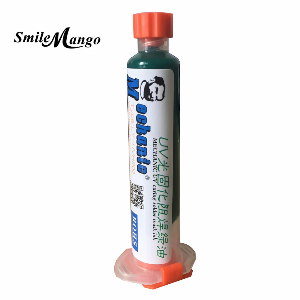 

High quality UV Solder Resist PCB UV Curable Solder Great Mast Solder Mask Solder Resist 10g 1pcs/lot