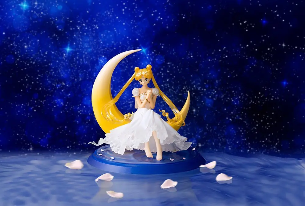 

J.Ghee Sailor Moon Tsukino Usagi Princess Serenity with LED Light PVC Figure Collectible Model Toy Gifts