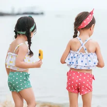 Детские купальники для девочек, г., одежда, купальник, детское бикини, детские купальные костюмы для детей, чистый полиэстер, Sierra