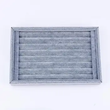 

Ring Jewellery Display Storage Box Tray Case Organiser for Tie Clip Earrings Show Showcase Display Case Box Storage Shipping
