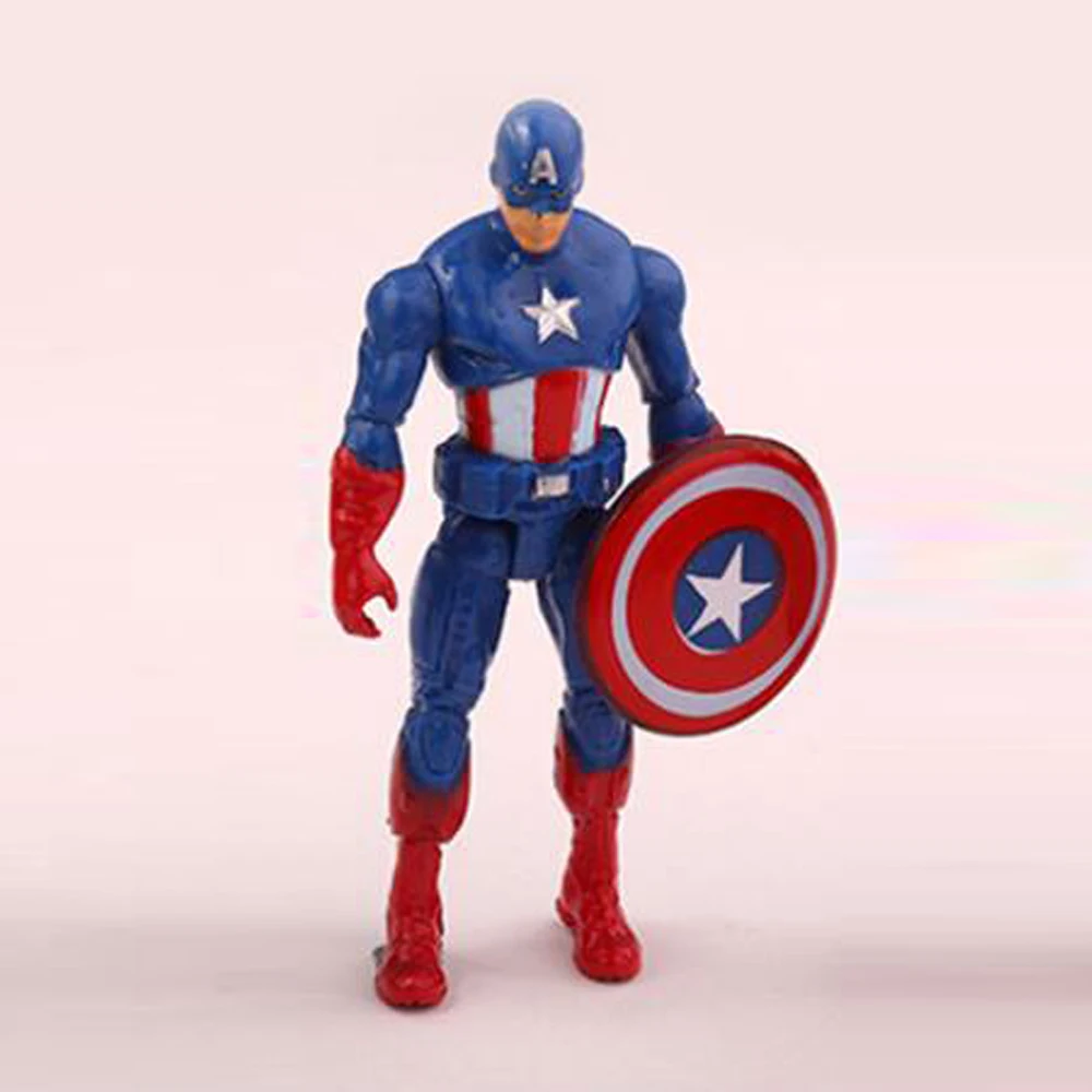 12pc//Set Marvel Avengers DC Comics Figures Cake Toppers Hulk Kids Toy Gift
