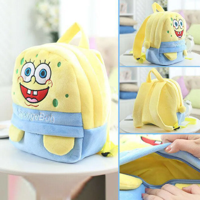 

15 Styles Children Backpack Cartoon Superman/Doraemon/Minions/Sponge Bob/Captain America/Minions Plush Kids School Bag Gift