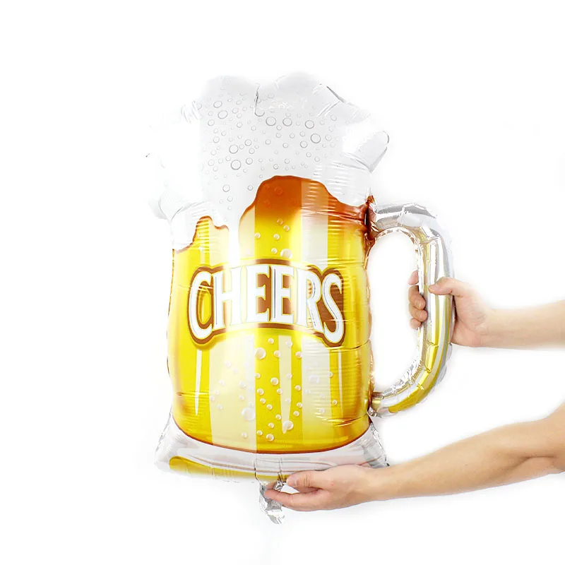 Gran taza de la cerveza globos oro whisky botella de vino forma globos helio inflable globos cumpleaños fiesta decoraciones adultos Gran taza de la cerveza globos oro whisky botella de vino forma globos helio inflable globos cumpleaños fiesta decoraciones adultos