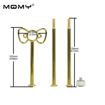 

Metal Cake Pop Set Cup Dessert Display 3 Tier Cupcake Stand fitting and handle