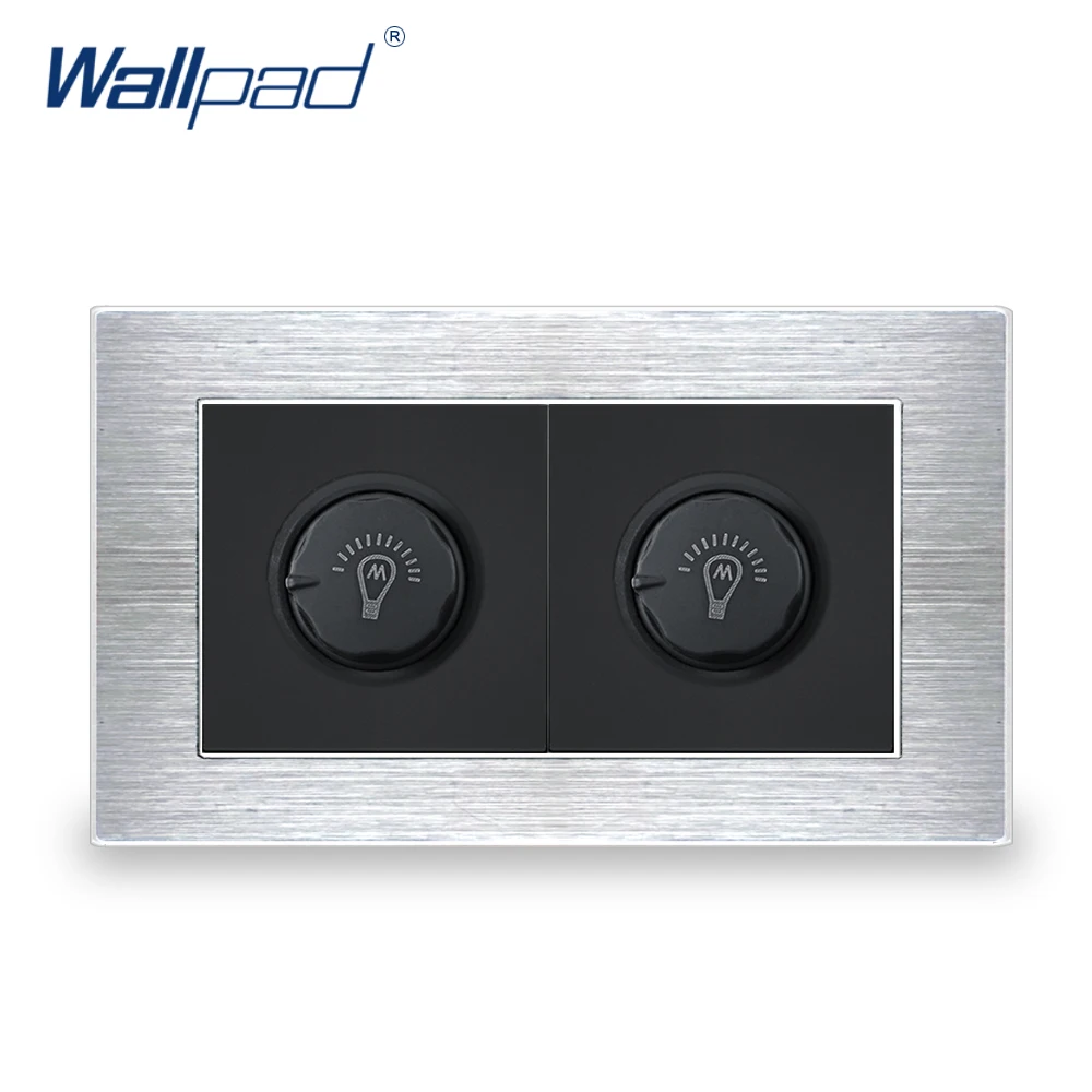 С удвоенным регулятором освещенности переключатели Wallpad люксовые клавишные
