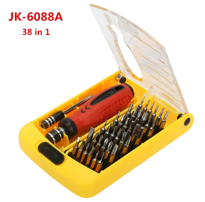 

JACKLY JK-6088 Screwdriver Set Precision Torx Magnetic mini Hand Tool Screwdriver Kit Opening Repair Phone Tools Screwdriver