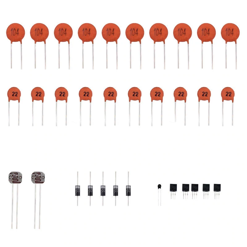 Электронный компонент базовый стартовый набор с 830 контактная макетная плата кабель резисторный конденсатор светодиодный потенциометр
