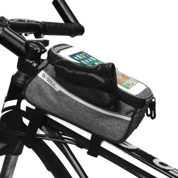 

Cycling Bike Bicycle Frame Phone Bags Holder Touchable Pannier Mobile Phone Bag Case Pouch Drop Shipping