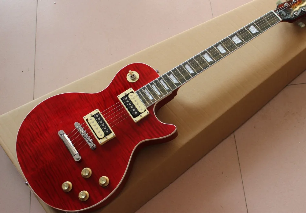 hot selling Slash Electric Guitar with Flame Maple top in