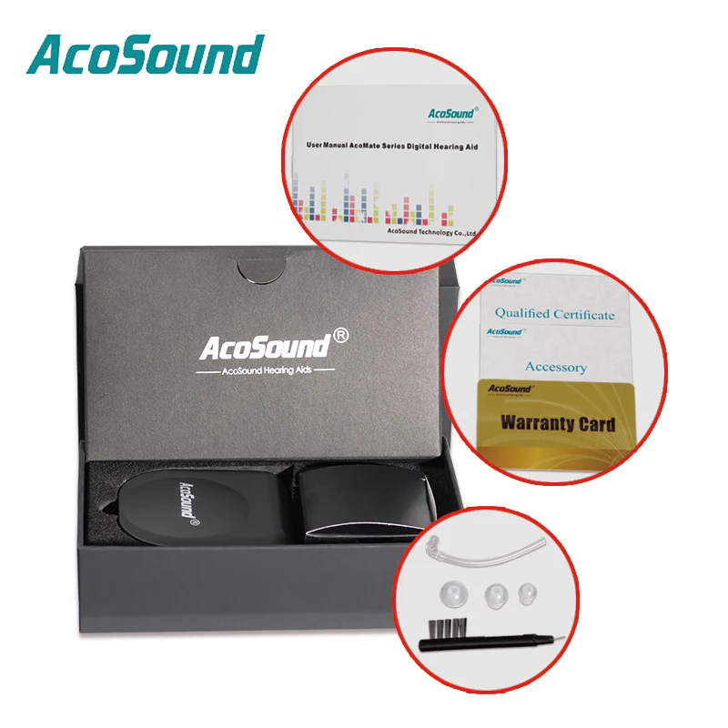 Acosound 420bte слуха Усилители 4 Каналы БТЭ Цифровые слуховые аппараты Ушной уход Инструменты Усилители уха слуховые аппараты устройства