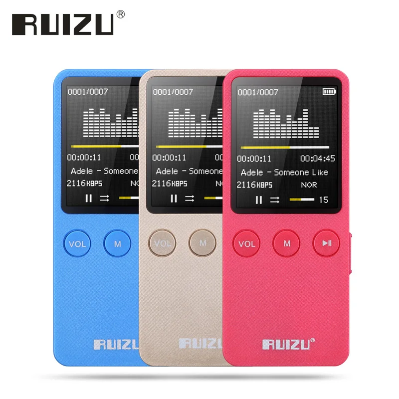 Динамик RUIZU X08 1 8 &quot8 ГБ MP3 MP4 плеер тонкий видео fm-радио игроков для 64 Micro SD карты