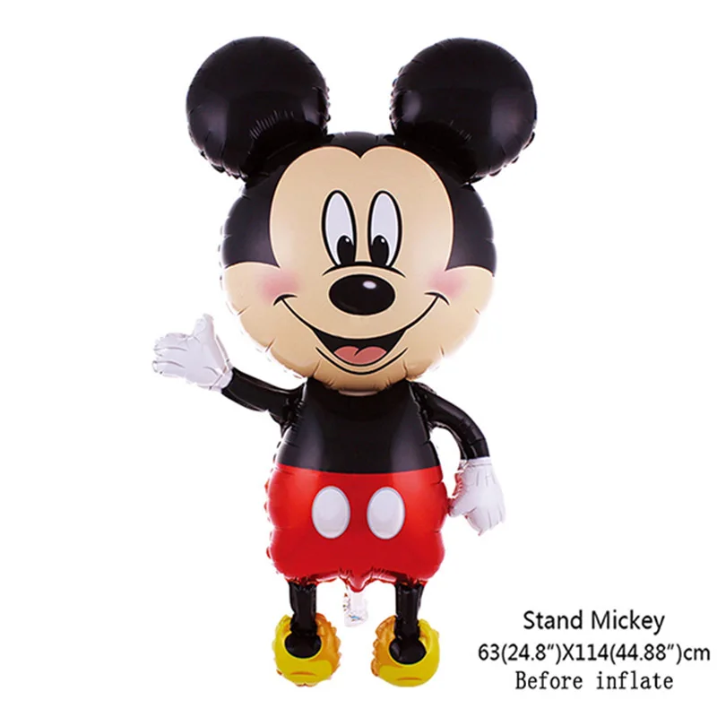 Mickey Minnie Mouse aluminum balloons baby shower girl boy birthday party wedding Valentine's Day decor globos balloon 47X36cm