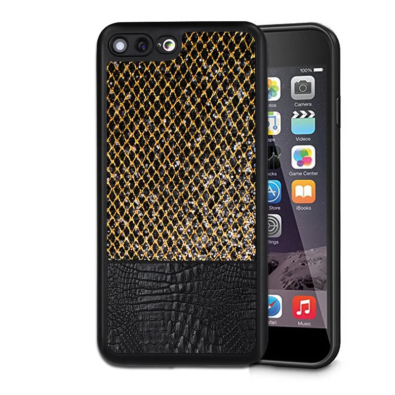 

Ultra Slim Shining Bling Case For iphone 7 Hybrid back cover Leather Cases For iphone 7 plus Phone Back Cover For iphone7 case