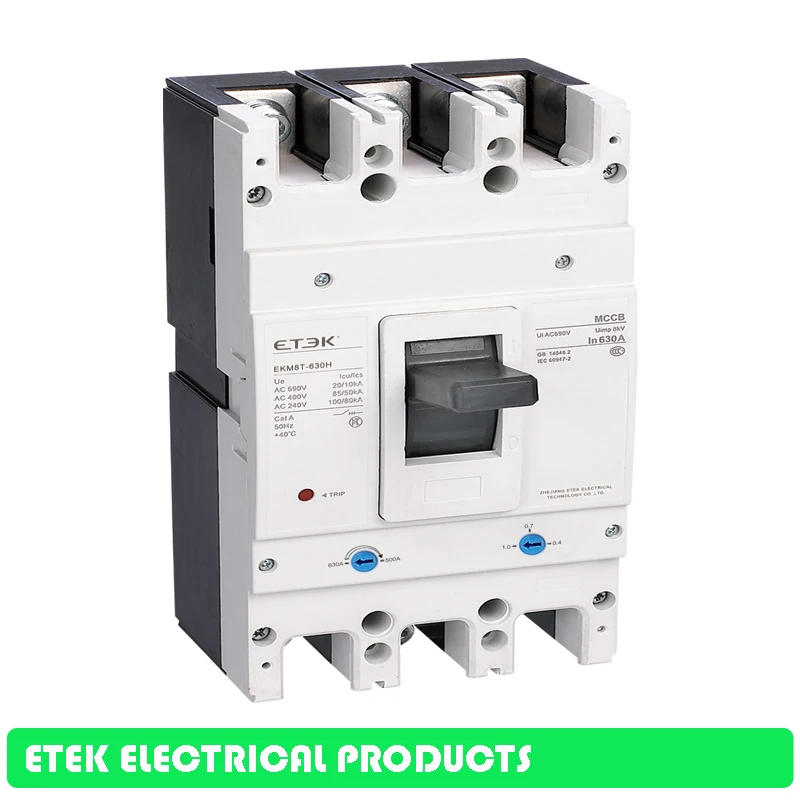 

MCCB Moulded Case Circuit Breaker EKM8T-630H 400A 500A 630A