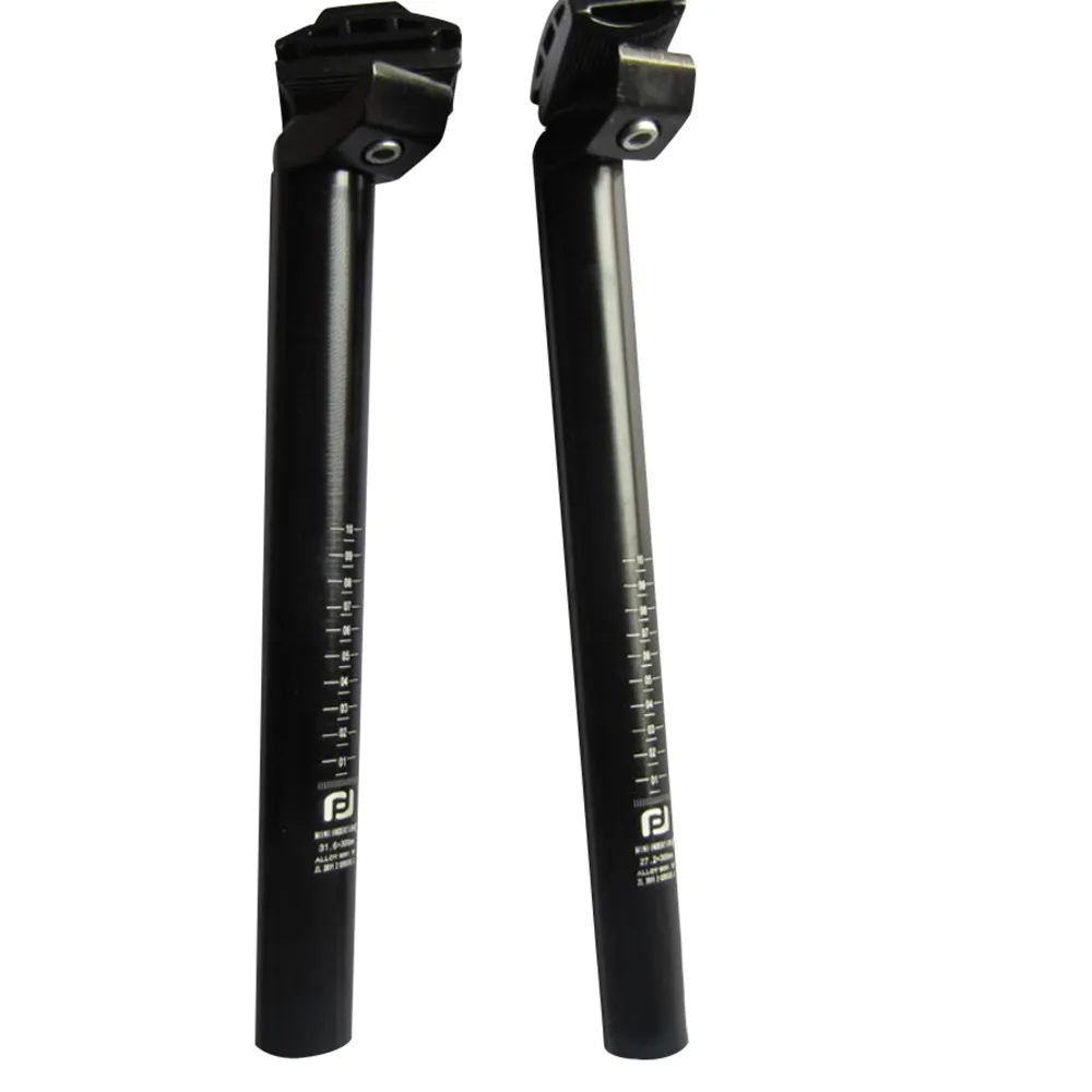 New black Fixed Gear Bicycle Seat Saddle Aluminum Alloy MTB Seat Tube