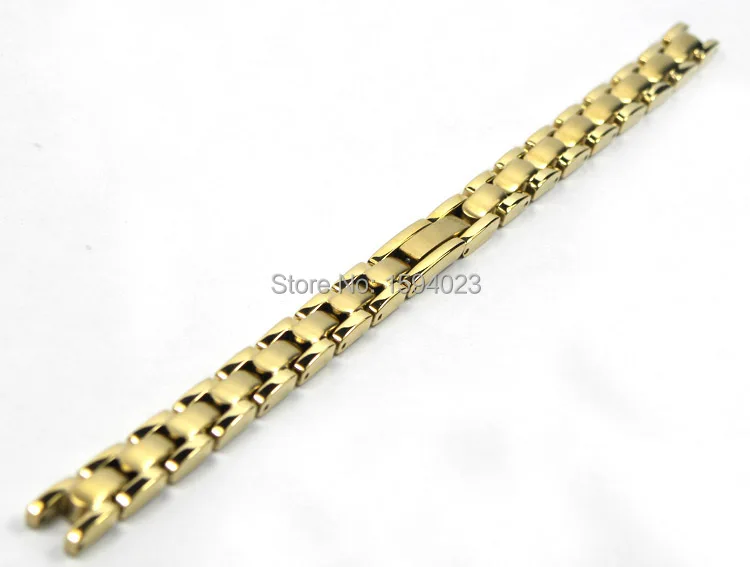 

T003209A Watchband Watch Parts Female strip Solid Stainless steel bracelet strap