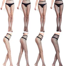 Hot Female Long Tight Sexy Mesh Net Stockings Fishnet Pantyhose Sexy Pantyhose for Women Erotic Lingerie