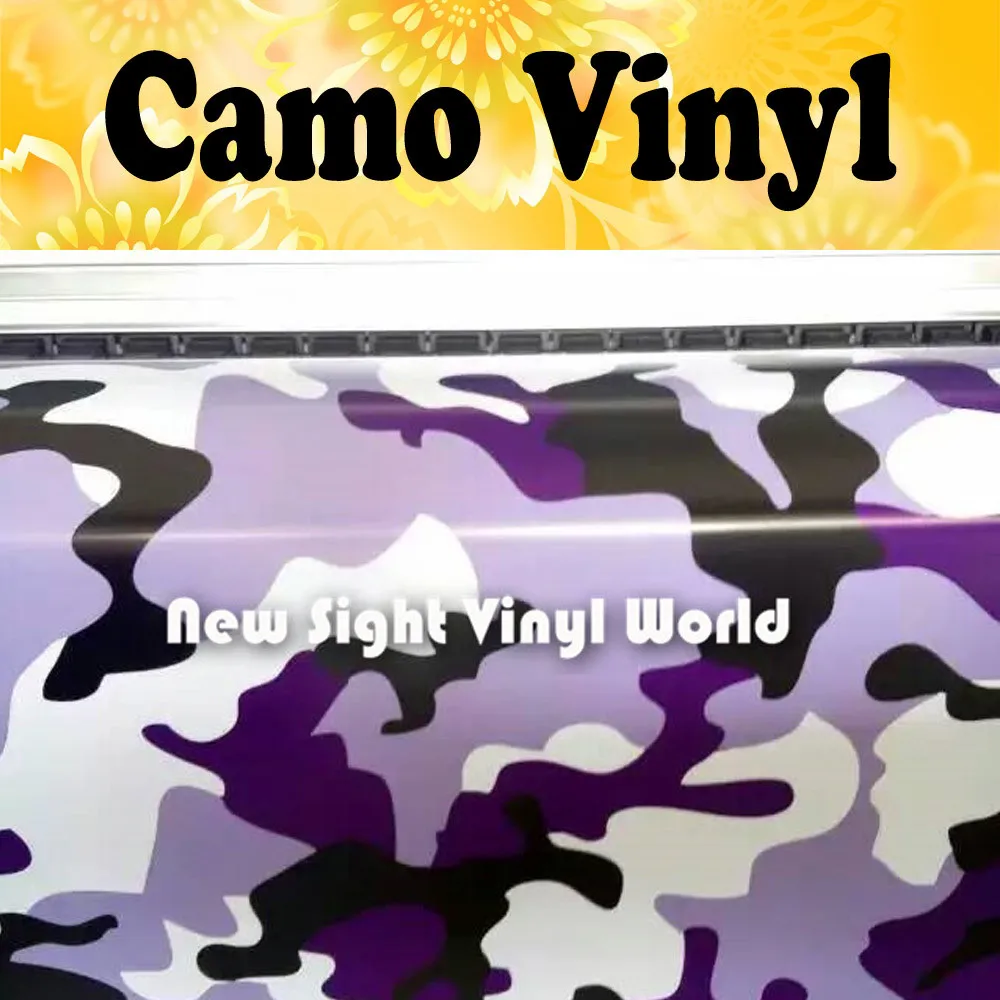 

Purple Tiger Camo Vinyl Sheet Elite Purple Tiger Camouflage Vinyl Decal Black Air Drain Vehicle Wraps Size:1.50*30m/Roll