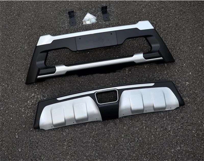 

For SUBARU XV 2016 2017 2018 Front & Rear BUMPER GUARD Diffuser Protecto Skid Plate High Quality ABS Auto Accessorie