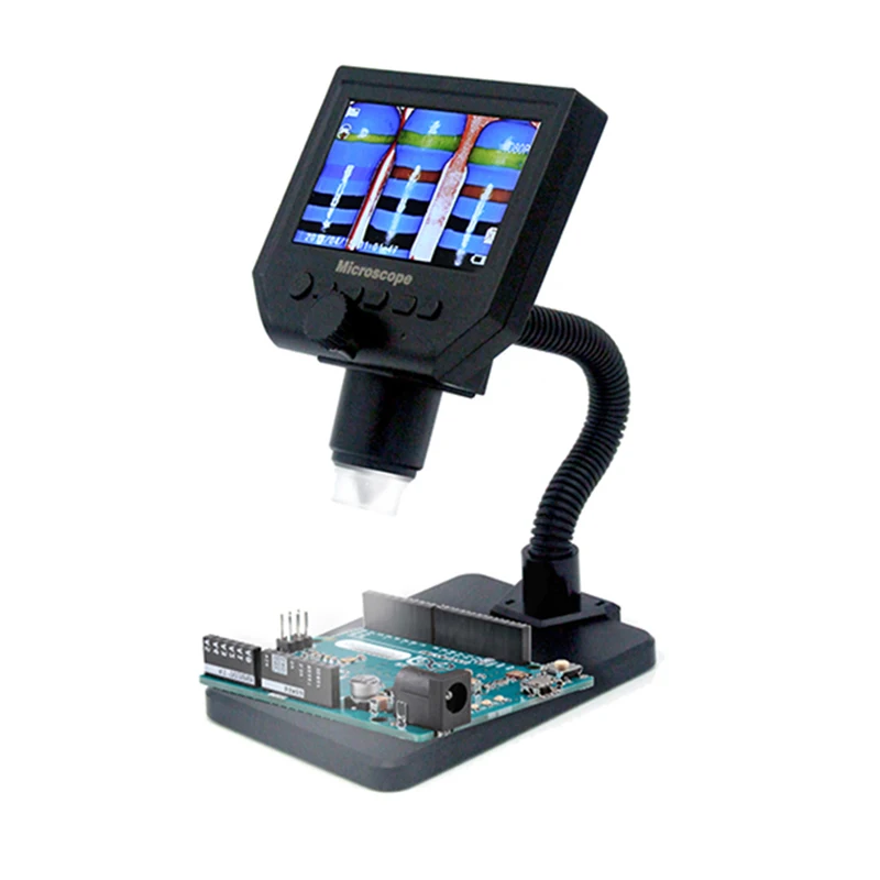 

1-600x HD 3.6MP 8 LEDs Portable LCD Digital Microscope Electronic HD Video Microscopes Endoscope Magnifier Camera