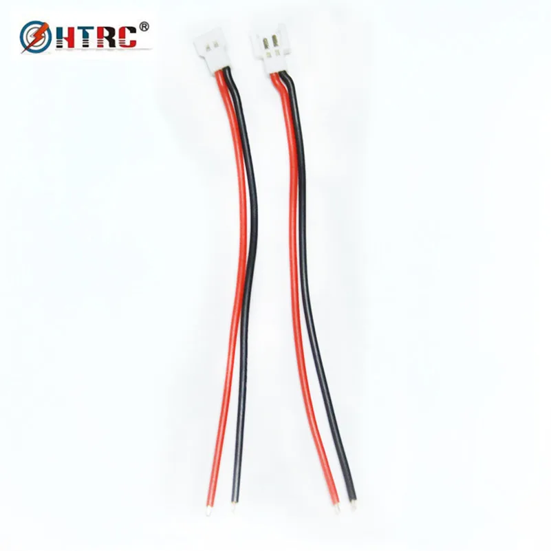 10 pairs MX 2.0 2P 1s Lipo Battery Connector Cable Male & Female for RC