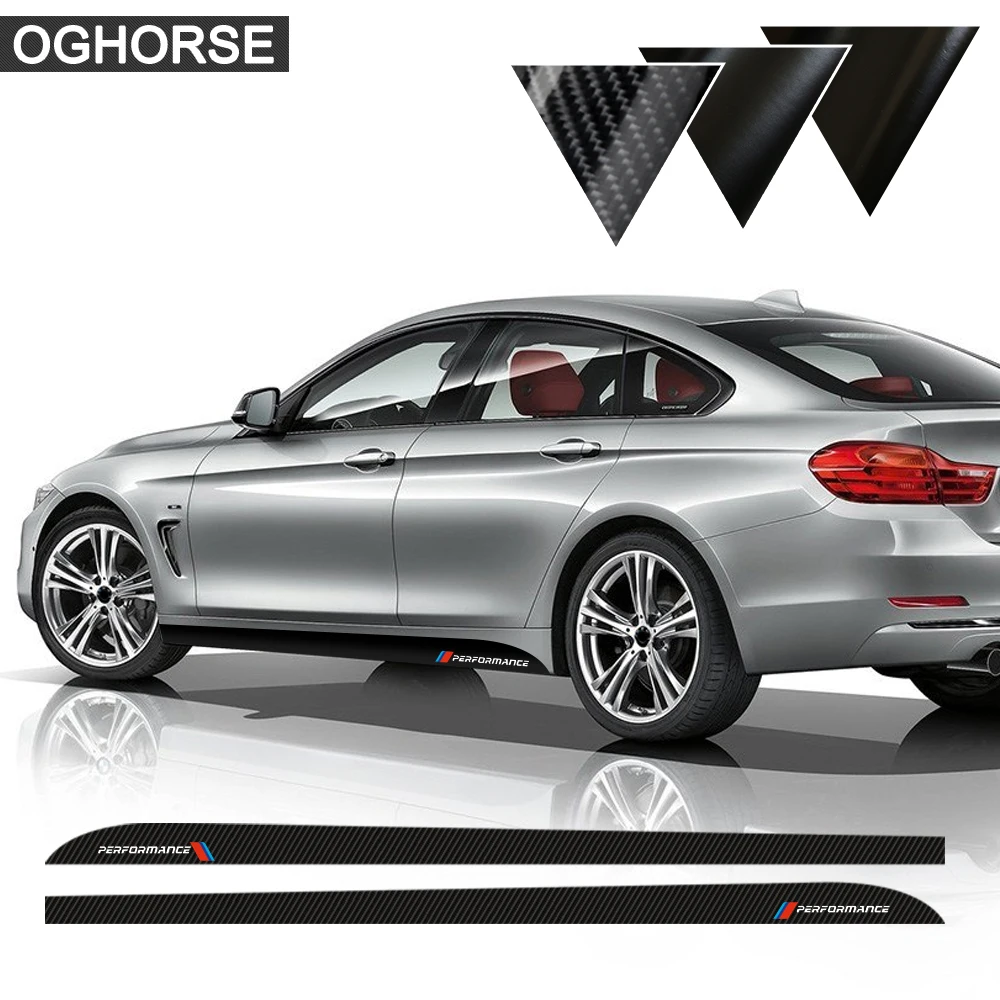 Автомобильный Стайлинг новинка M Performance боковая полоса юбка наклейка для BMW f30 f31 x5