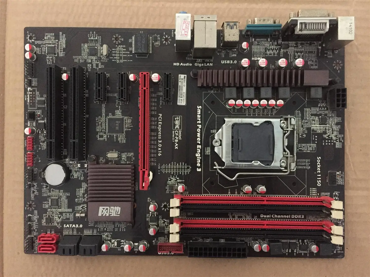 

Used,for Colorful B85AK V21 motherboard 1150 all solid luxury board ,100% tested good!