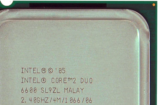Супер приятный внешний вид процессор Intel E6600 Core 2 Duo Socket 775 cpu 2,40 GHz 4M 1066MHz тест хорошо
