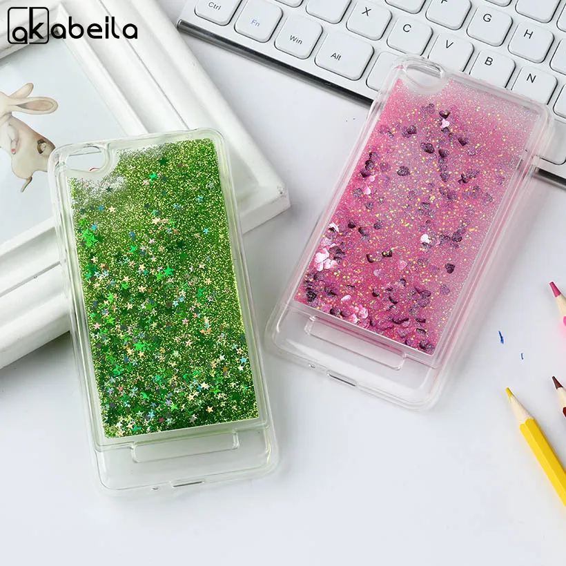 

AKABEILA Glitter Stars Liquid Quicksand Cases For Xiaomi Redmi 4A Case Silicone Bling Sequin Cover Xiomi Redmi 4A Coque Redmi4A