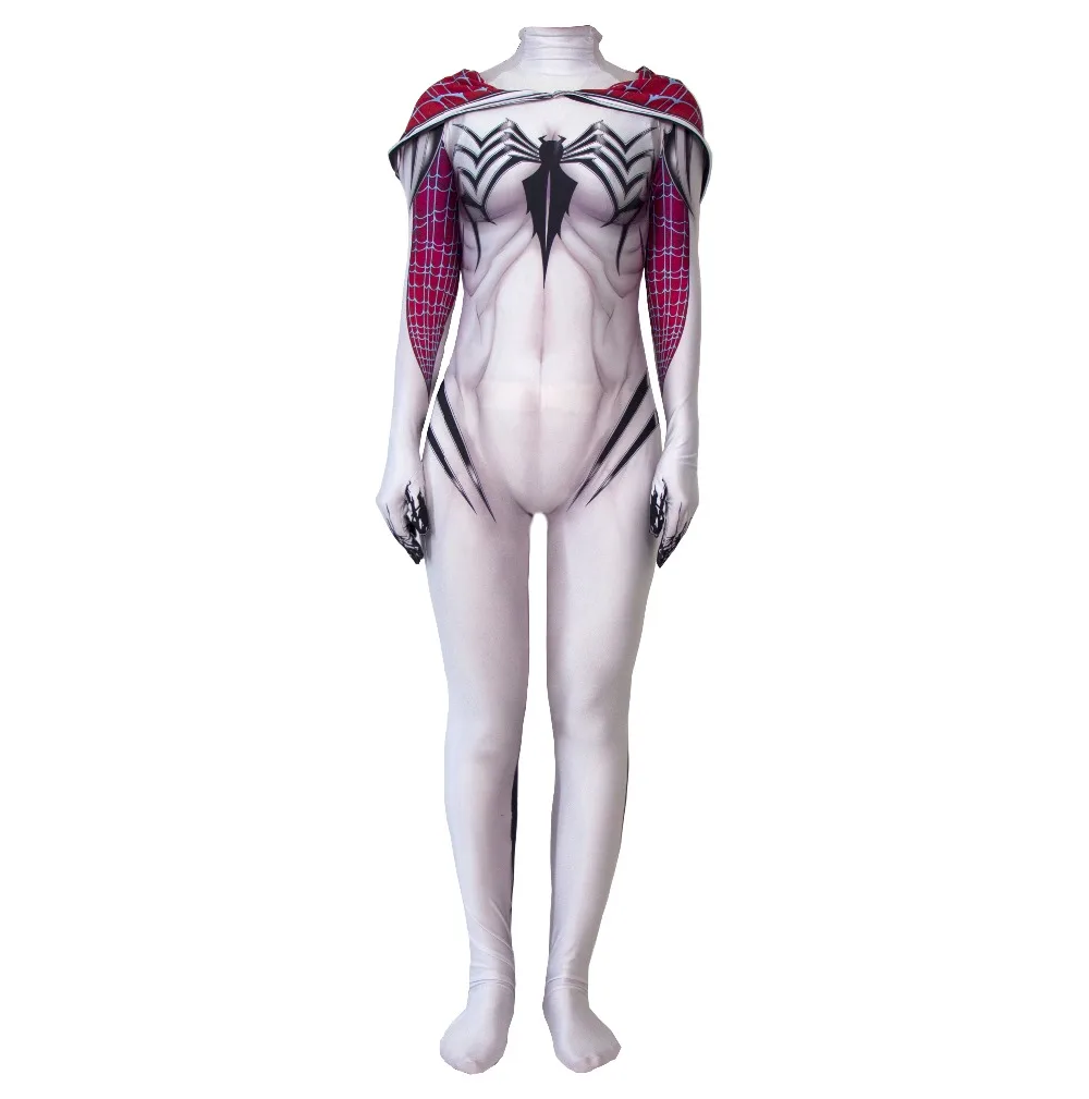 Halloween Saints' All Hallows' Day  Gwen Stacy Spider-woman Big Cl Cosplay zentai Costume  adults/children/kids