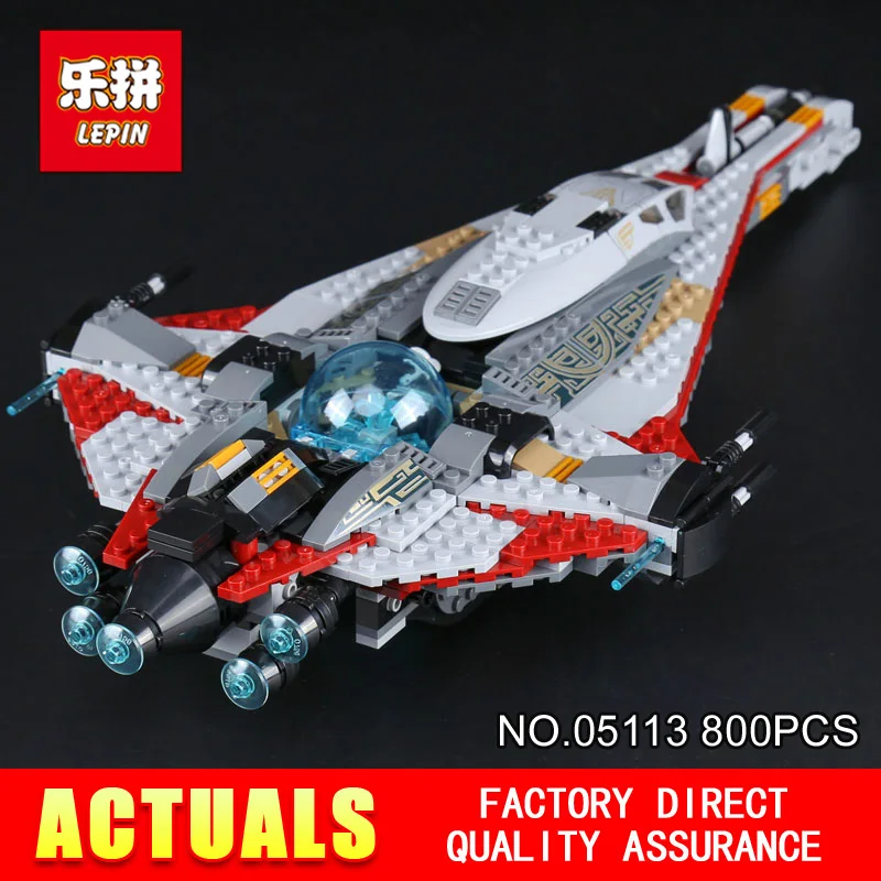 

Lepin 05113 800Pcs STAR Genuine Stunning The Arrowhead Set Children Educational Building Blocks Bricks Toy Model Gift 75186 WARS