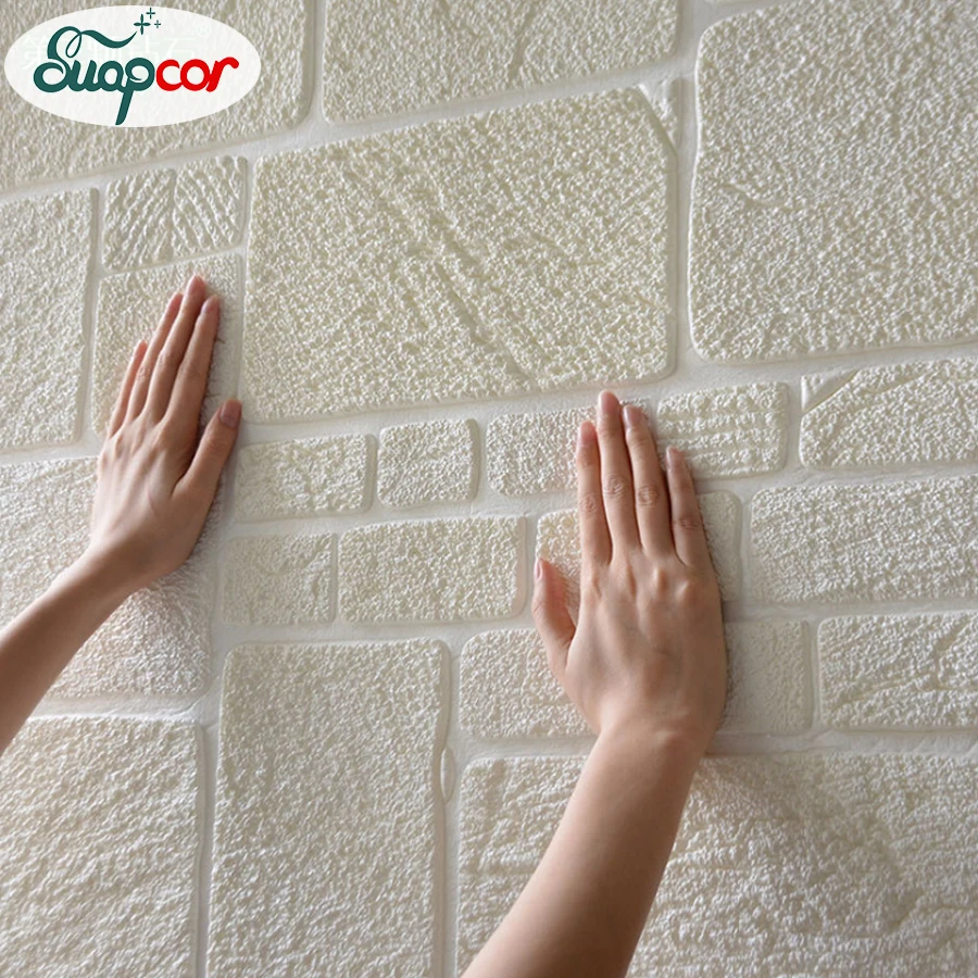 Foam 3D Wall Stickers Stone Pattern Self Adhesive Wallpaper Living Room Home Decor for Kids Bedroom TV Background Brick Sticker Foam 3D Wall Stickers Stone Pattern Self Adhesive Wallpaper Living Room Home Decor for Kids Bedroom TV Background Brick Sticker
