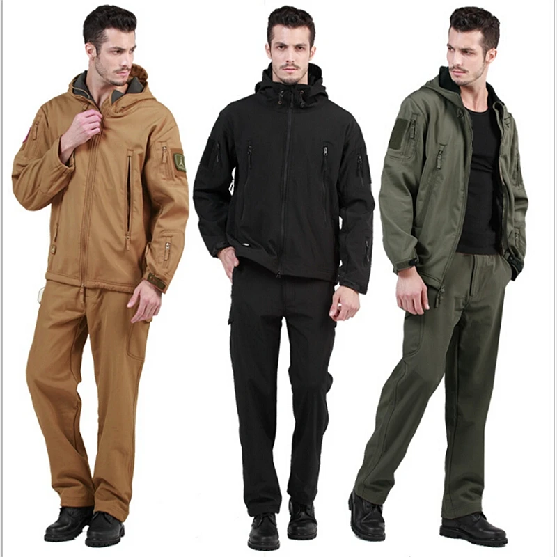 

2017 Tactical Camouflage Multicam Uniform Hunting Clothing TAD Gear Jacket Pants Ghillie Suit for Outdoor Hunting CS War Game