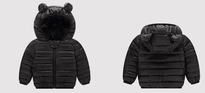 COOTELILI Cute Bear Warm Winter Coat For Girls Thicken Children's Winter Jackets Parkas Baby Girls Boys CLothes 80-120cm  (11)