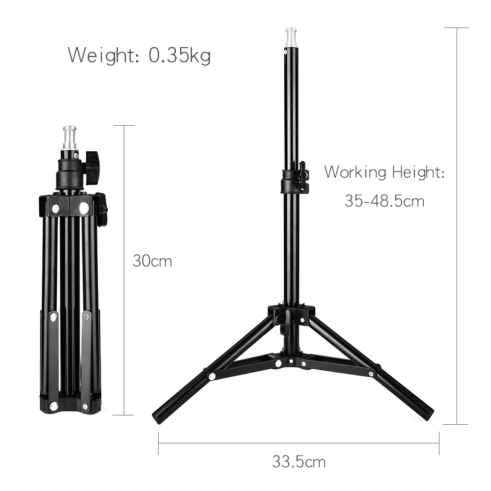 Portable mini 45cm Light Stand Tripod Background Support for Photo Studio Vedio Flash Softbox Umbrellas
