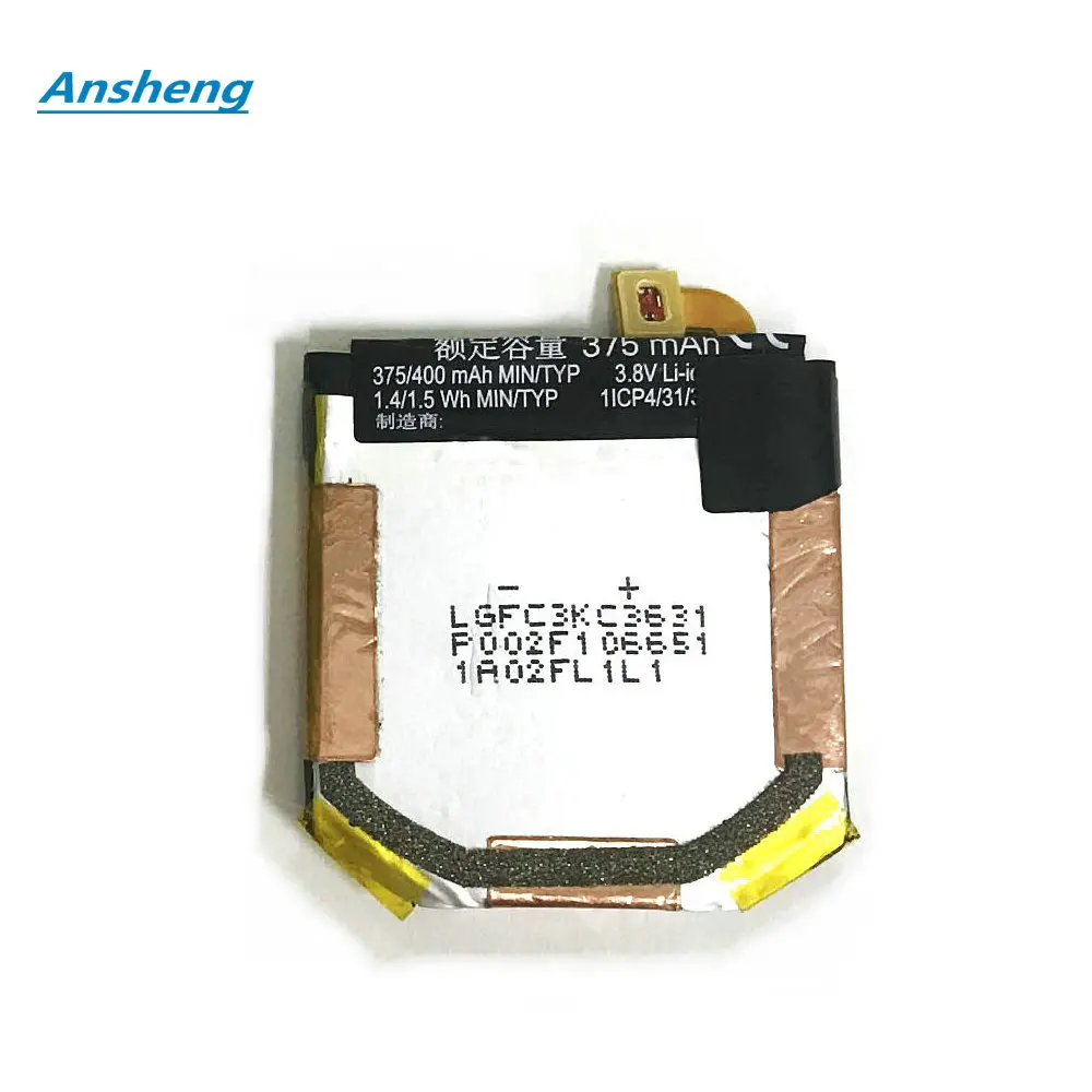 Высококачественные умные часы Ansheng SNN5962A FW3L 3 7 В 375/400 мАч аккумулятор для Motorola Moto 360
