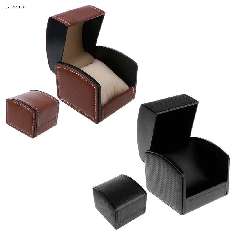 

JAVRICK Luxury Faux Leather Watch Box With Pillow Package Case Bracelet Stand Holder New