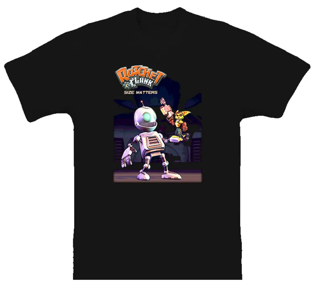 Ratchet Clank Size Matters Video Game T Shirt Cartoon t shirt men Unisex New Fashion tshirt free shipping top ajax 2018 funny | Мужская