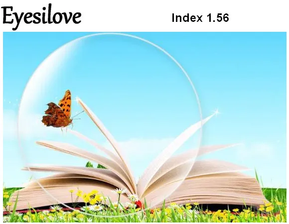 

Eyesilove 1.56 index prescription optical lenses/ extra thin aspheric HC TCM UV resin eyeglasses lenses myopia glasses lenses