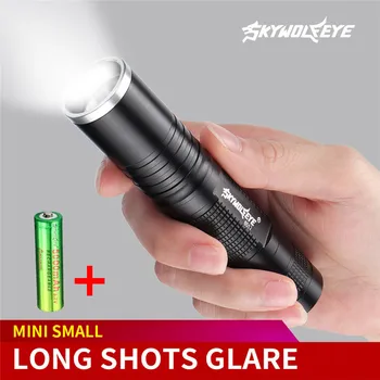 

Super Bright Q5 18650 3 Modes Zoomable Focus LED Flashlight Torch Lamp For Outdoor tools home night lighting flashlight #4J19